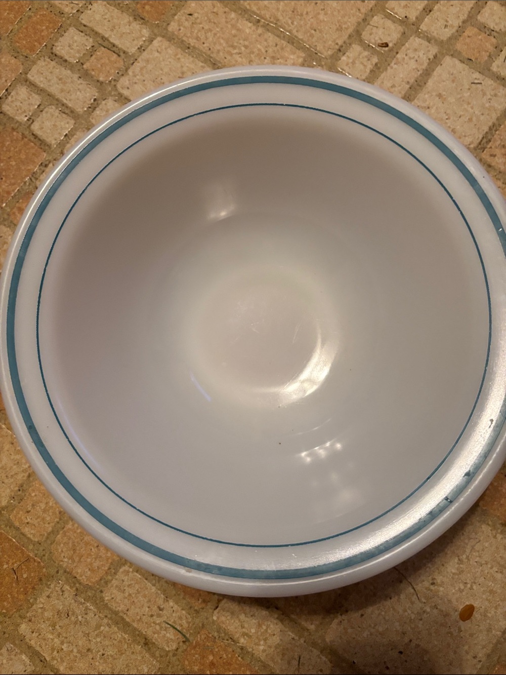 CorningWare milkglass serving though